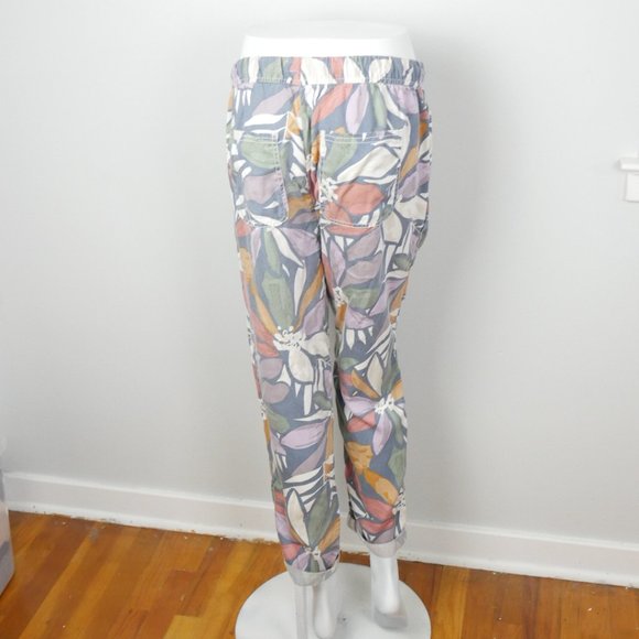 Nicole Miller Topical Patterned Jogger Dress Pants Lyocell Medium - Picture 7 of 11